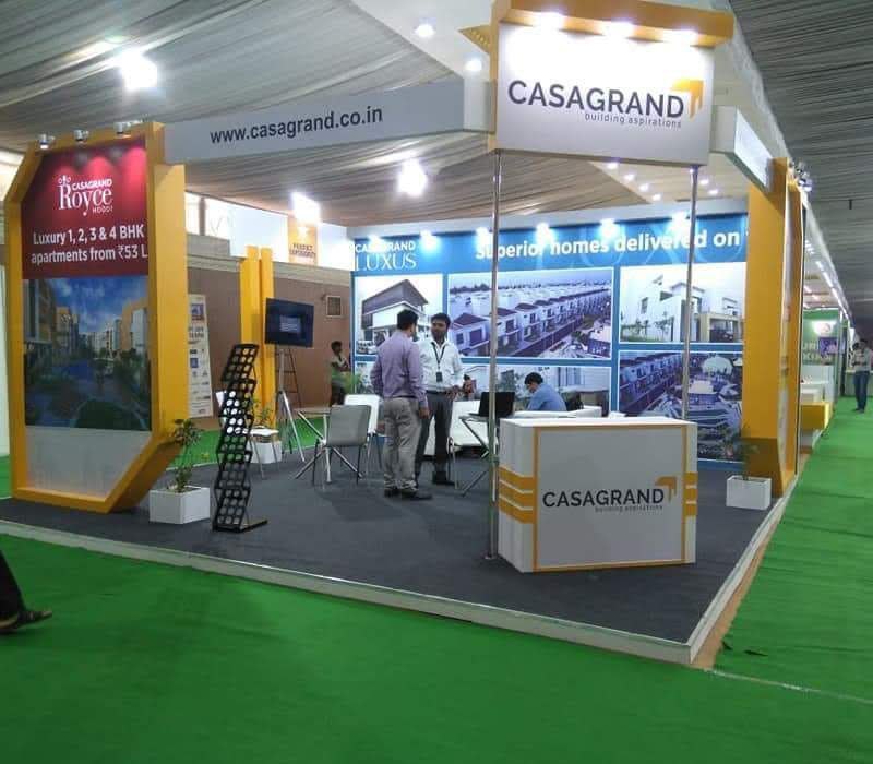 Casagrand exhibition stall from the Sunlight portfolio